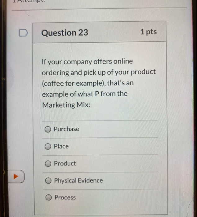Question 22 1 pts If a brand embraces a higher