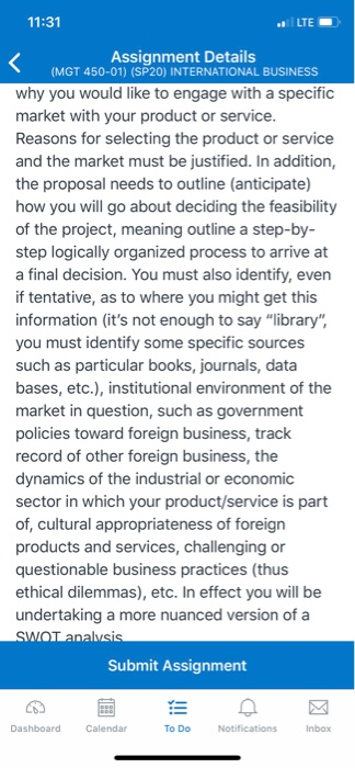 What is a product that would be feasible into a