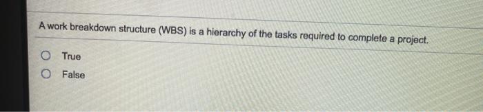 mang. info systems please help A work breakdown