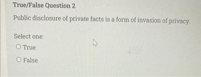 help me with 4 true and false question plz