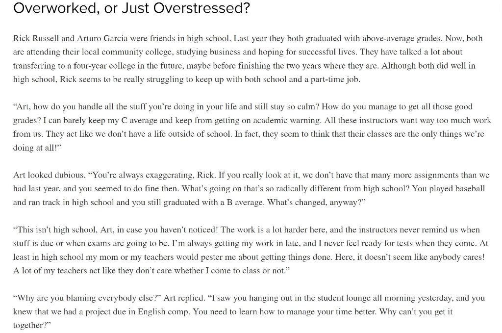 Case Study Questions 1. Do you think Rick will