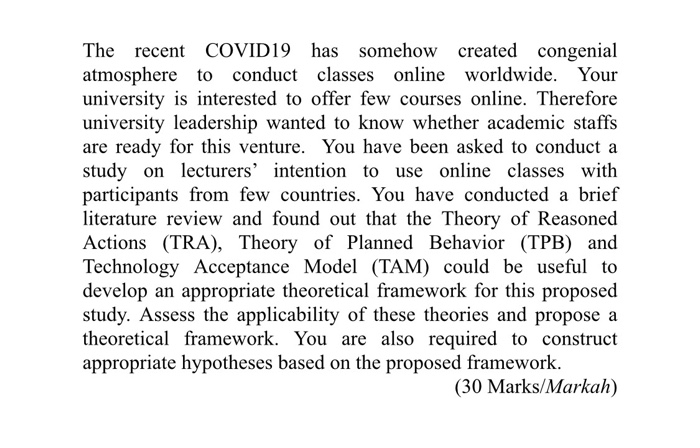 answer as theory constructing theoritical frame