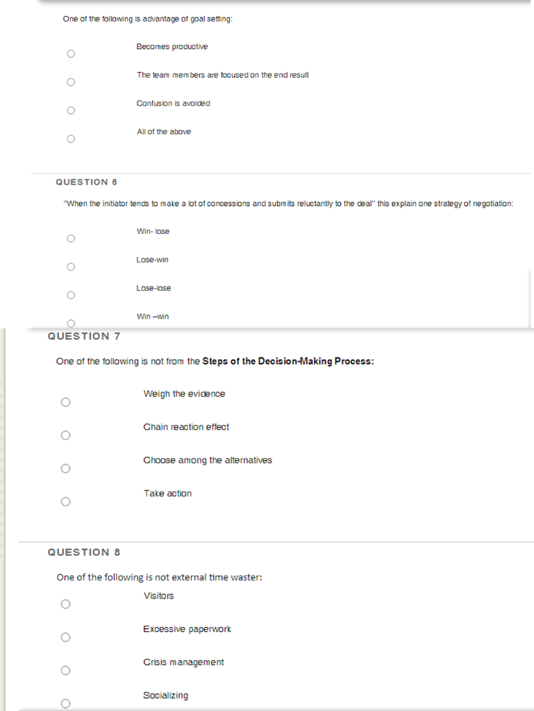 One of the following is advantage of goal