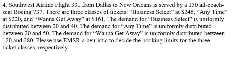4. Southwest Airline Flight 331 from Dallas to