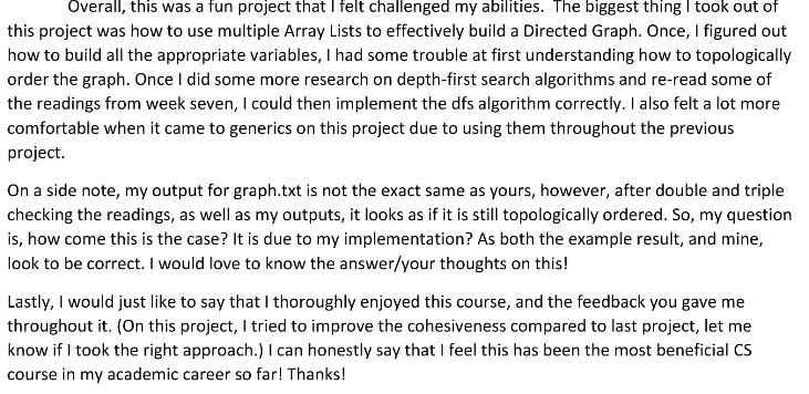 Overall, this was a fun project that I felt