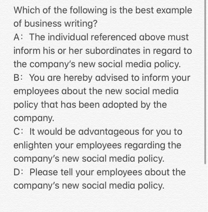 Which of the following is the best example of