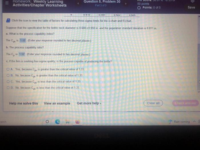 ans only C. Aspen Plastics produces plastic