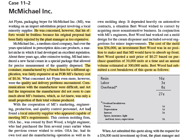 Support your answers to the following questions