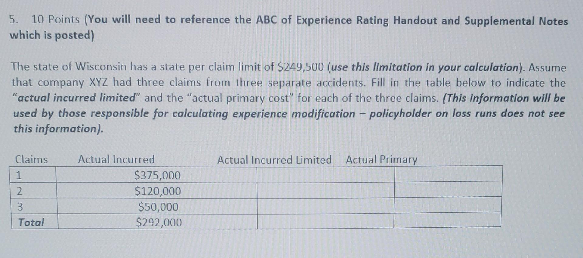 Hi, I need help with my assignment please. 5. 10