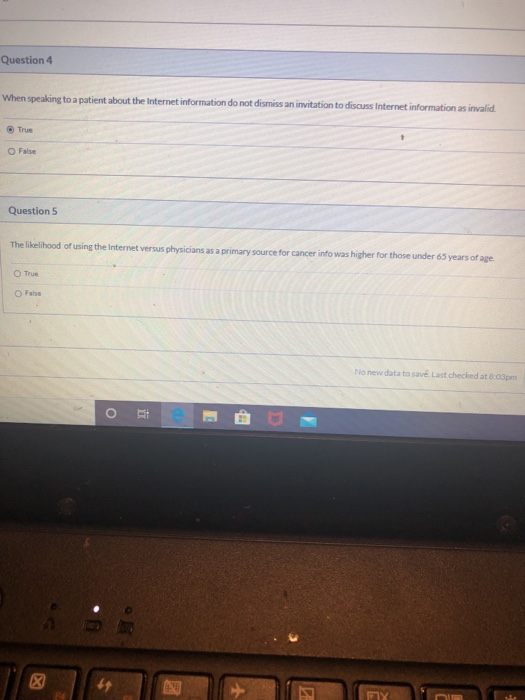 Question 4 When speaking to a patient about the