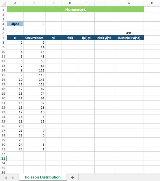 1. Calculate the probabilities based on the given