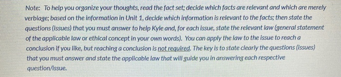 What will be the best arguments Kyle can use