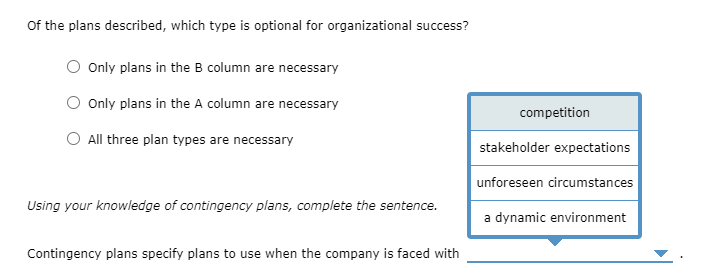 The table includes several sample goals.