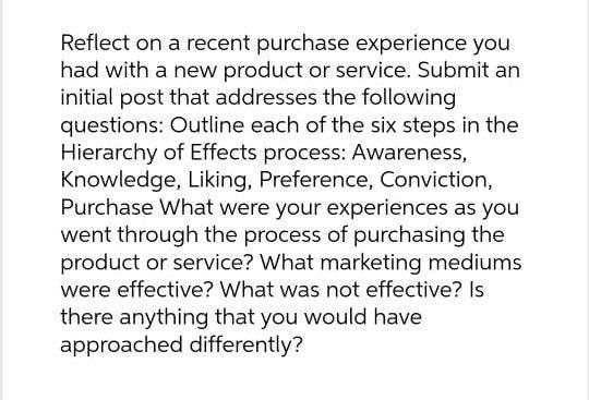 1 please need correct answer Reflect on a recent