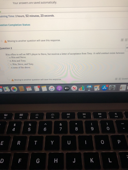 Your answers are saved automatically -aining