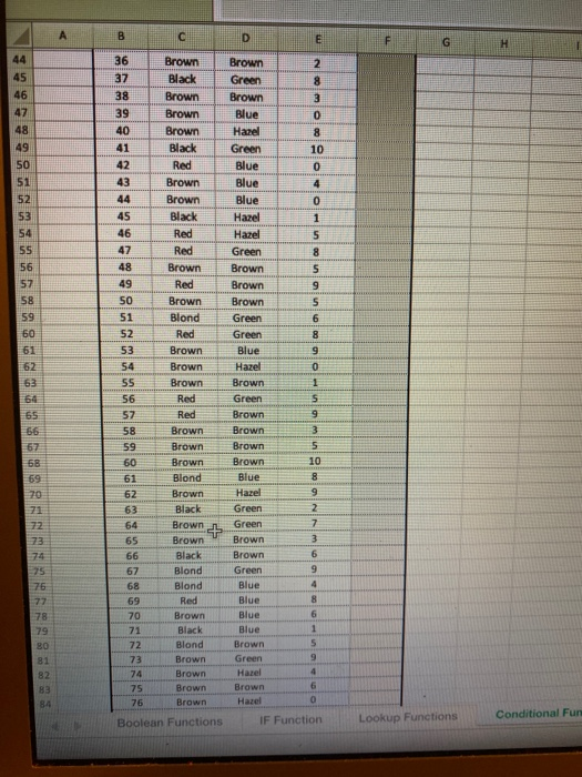 A B D 1 2 3 4 5 6 2 The athletic department is