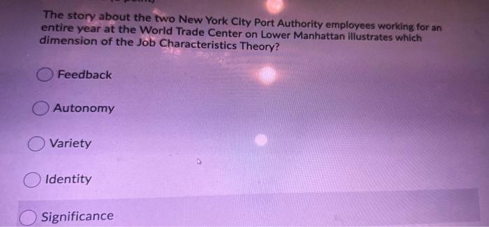 The story about the two New York City Port