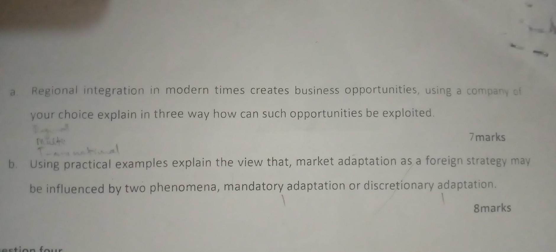 Regional integration in modern times creates