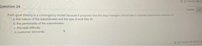 Moving to another question will save this