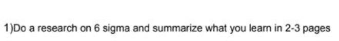 please write in keypord. 1)Do a research on 6