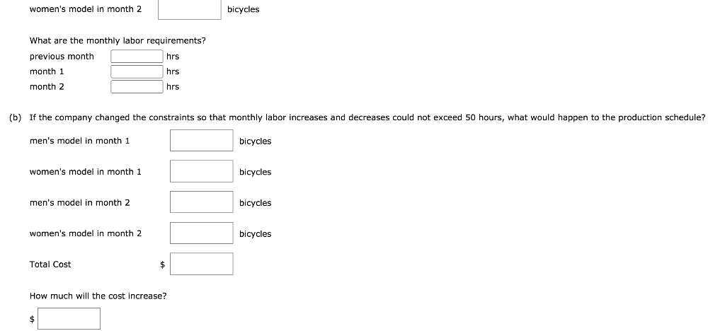 A linear programming computer package is needed.