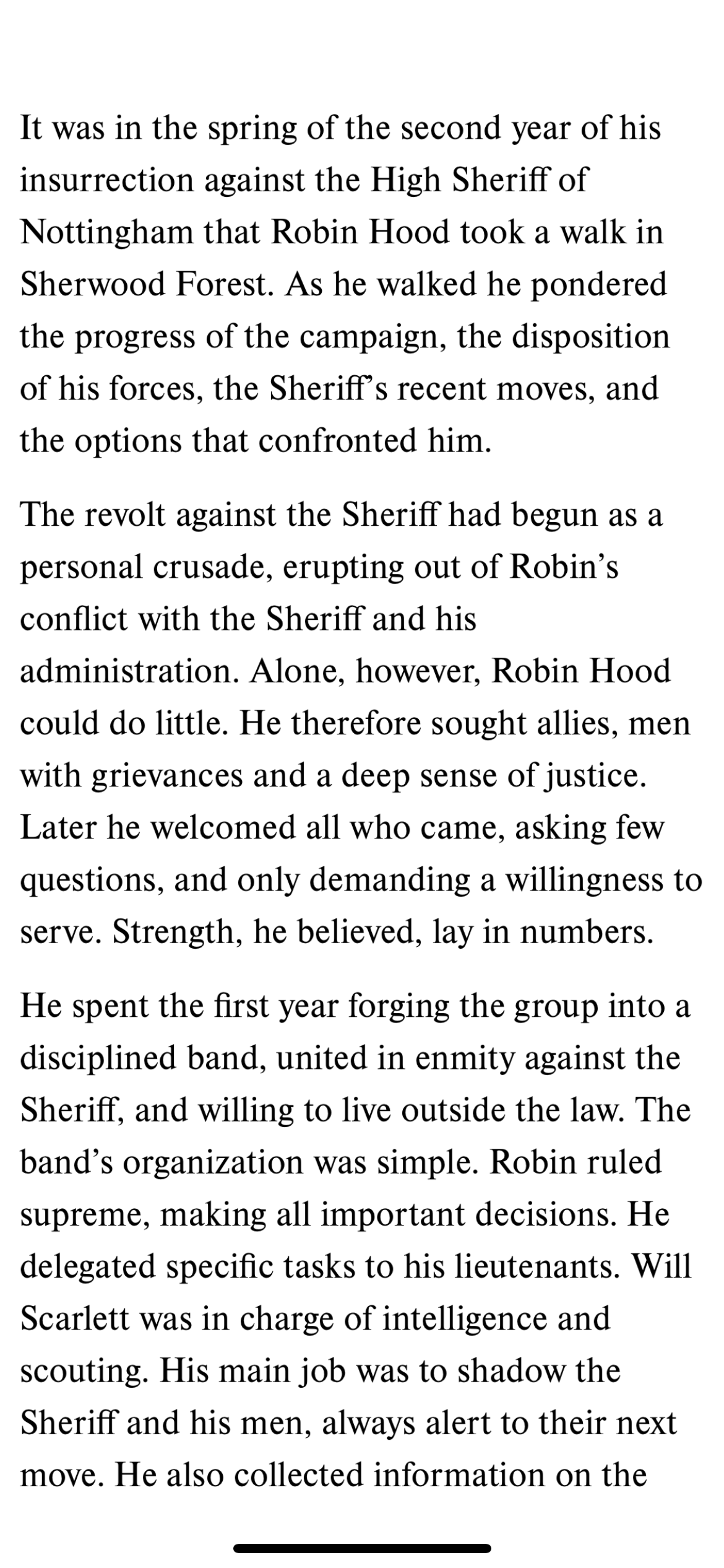 - What do you believe the three key strategic