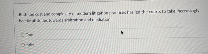 please answer! A B Both the cost and complexity
