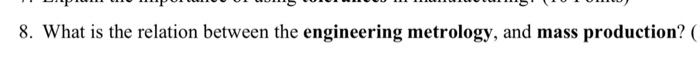 8. What is the relation between the engineering
