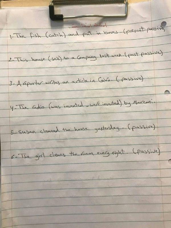 i need the answer quickly 1. The fish (catch) and