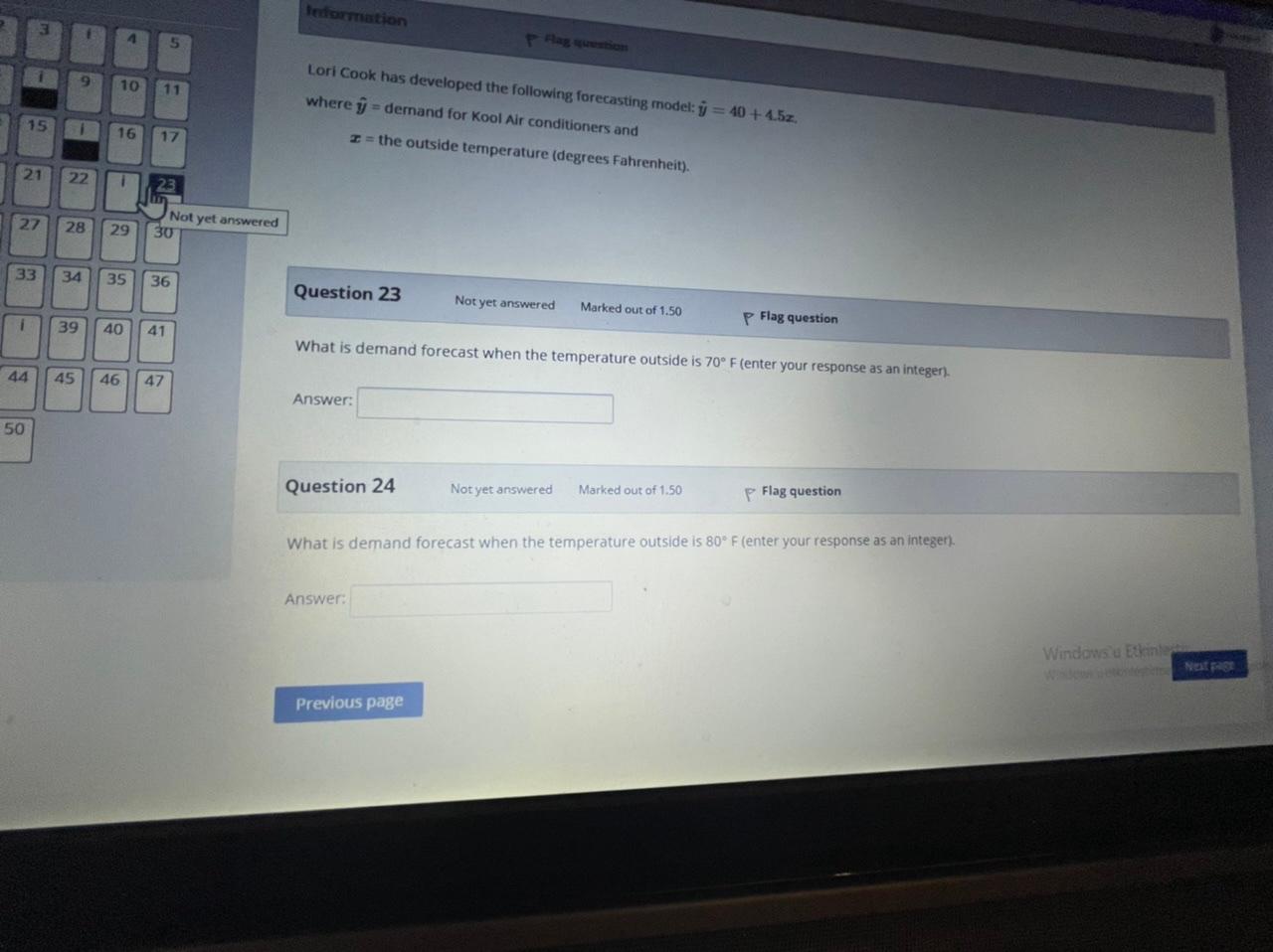 Teormation 3 4 5 PRE 9 10 11 Lori Cook has