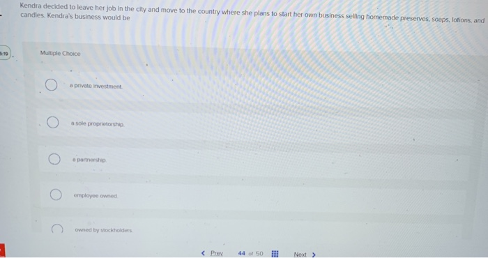 Kendra decided to leave her job in the city and