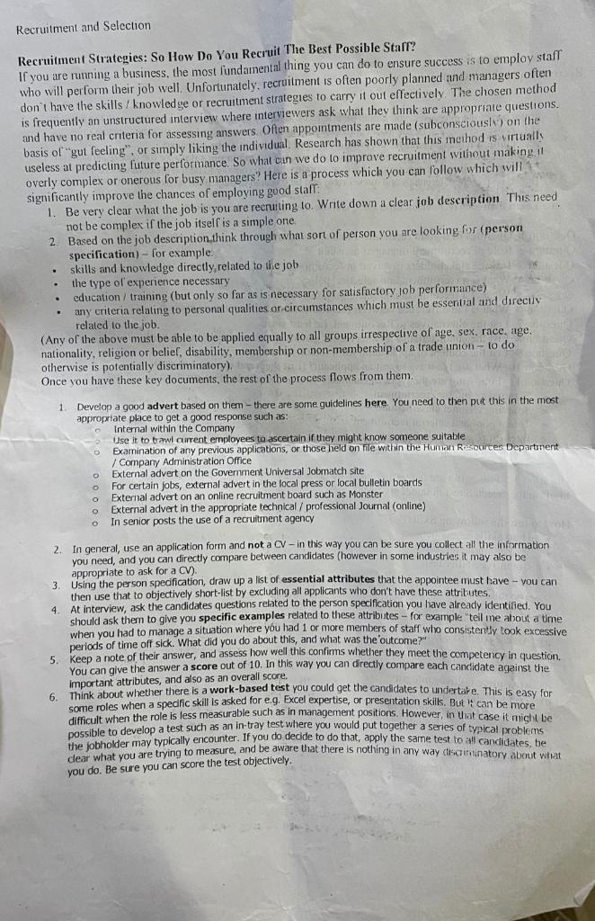 Its HR related Subject you need to answer the