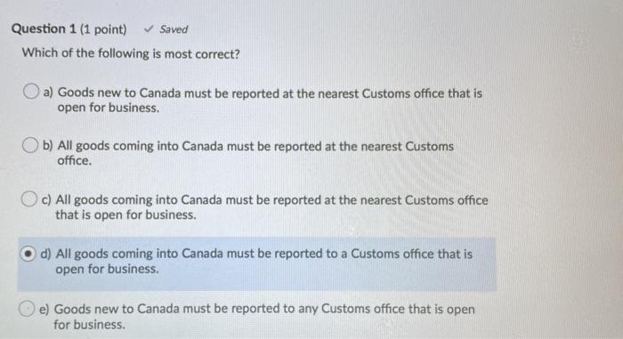 Question 3 (1 point) In HS coding System, which