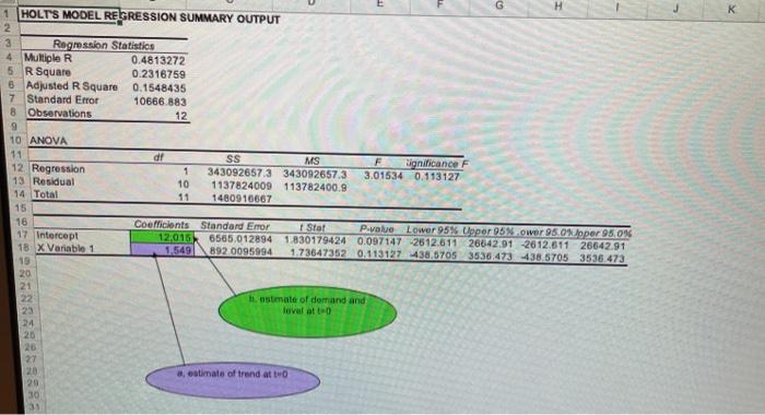 please use excel and show all steps/ equations!!!