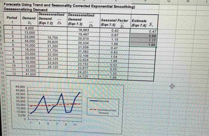 please use excel and show all steps/ equations!!!
