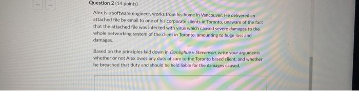 please recert asap Alex is a software engineer,