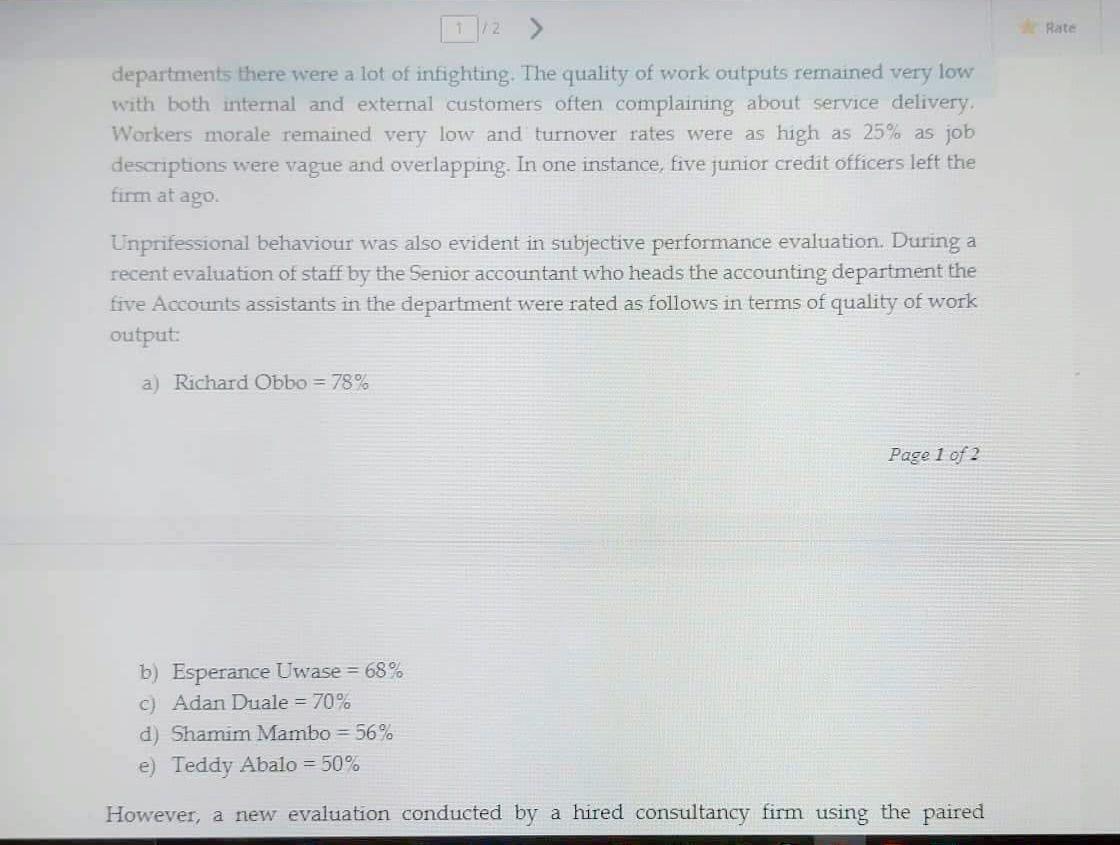 HUMAN RESOURCE MANAGEMENT AT EXCELSIS(U) LTD