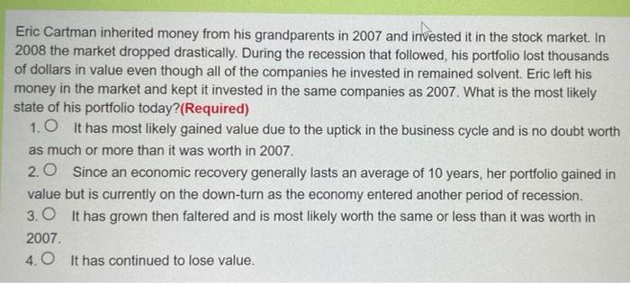 Please note: explaining answers are not required.