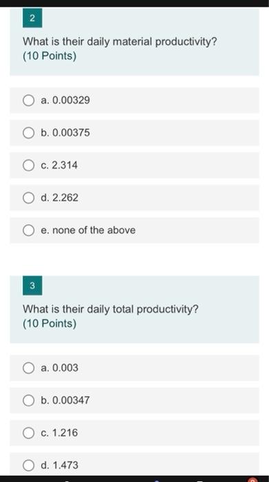 i need answer question 2 and 3 please Medro &