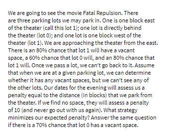 We are going to see the movie Fatal Repulsion.