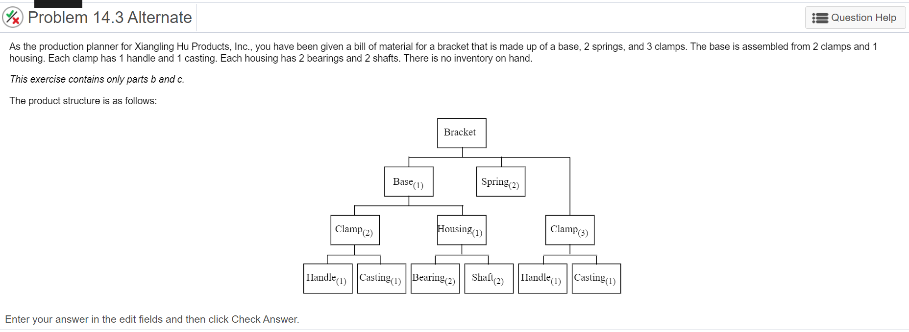 Please answer part C only. Thank you!! %x Problem