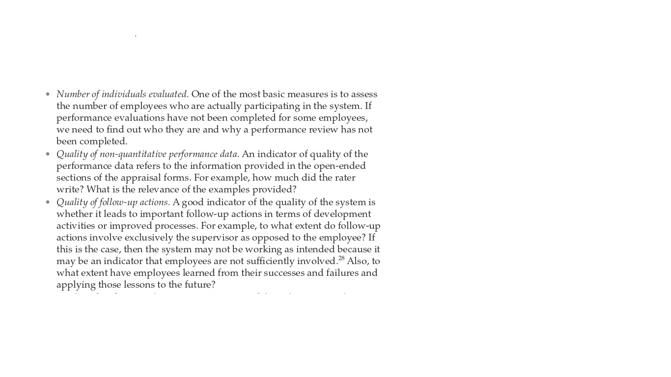 Organizations often do a poor job of measuring