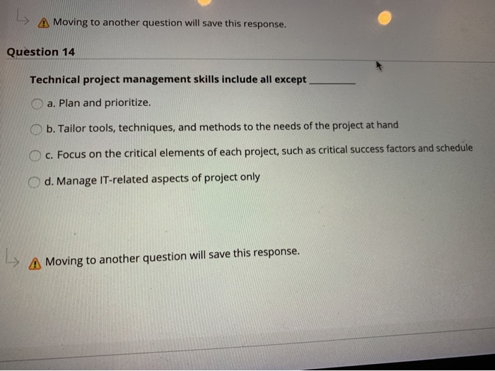 A Moving to another question will save this