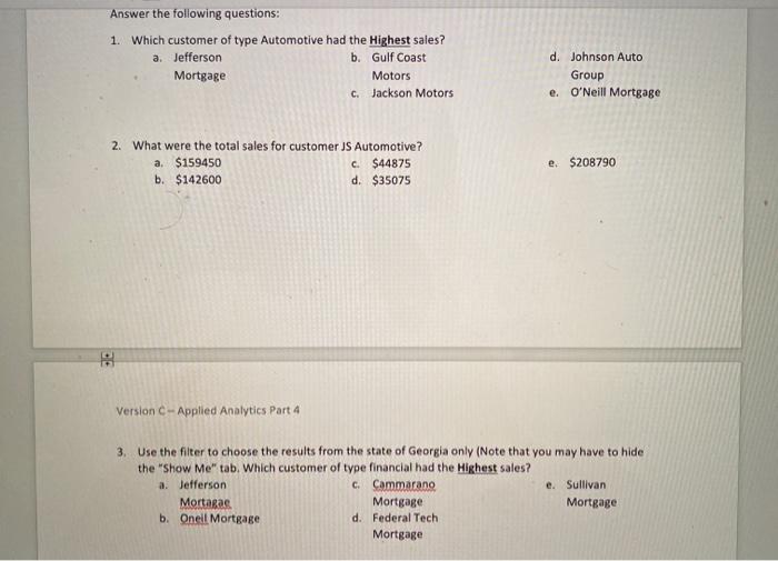 Version - Applied Analytics Part 4 Step 1: Import