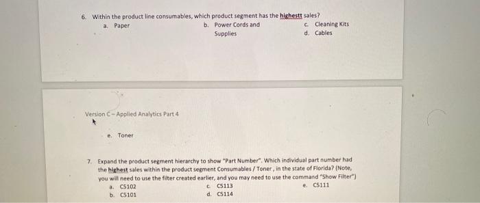Version - Applied Analytics Part 4 Step 1: Import