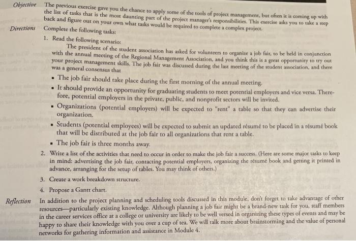 . . Objective The previous exercise gave you the