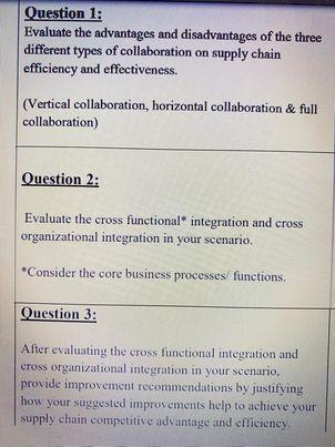 100% 1 / 3 Task 3 Scenario You are the new supply