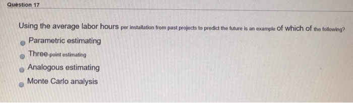 Please help me! Question 16 Which schedule