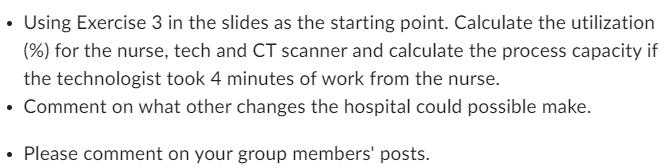 - Using Exercise 3 in the slides as the starting