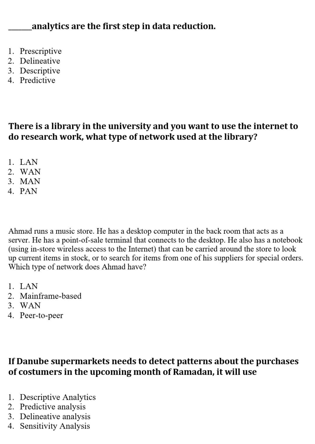 _analytics are the first step in data reduction.